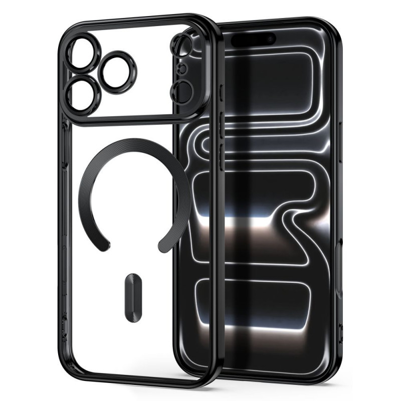 Tech-Protect MagFlex MagSafe Hülle für Apple iPhone 17 Pro Max / 18 Pro Max, glänzend schwarz