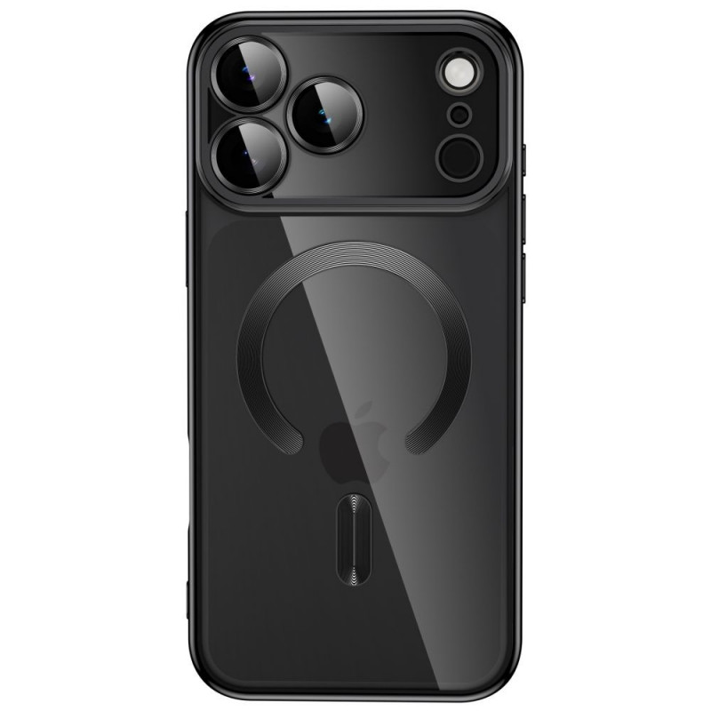 Tech-Protect MagFlex MagSafe Hülle für Apple iPhone 17 Pro Max / 18 Pro Max, glänzend schwarz