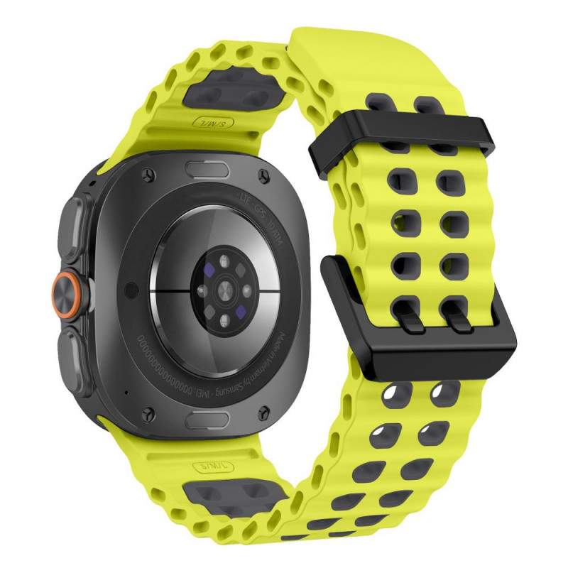 Tech-Protect Iconband Pro Uhrenarmband für Samsung Galaxy Watch Ultra 1 / 2 (2024-2026), 47 mm, Limette/Schwarz