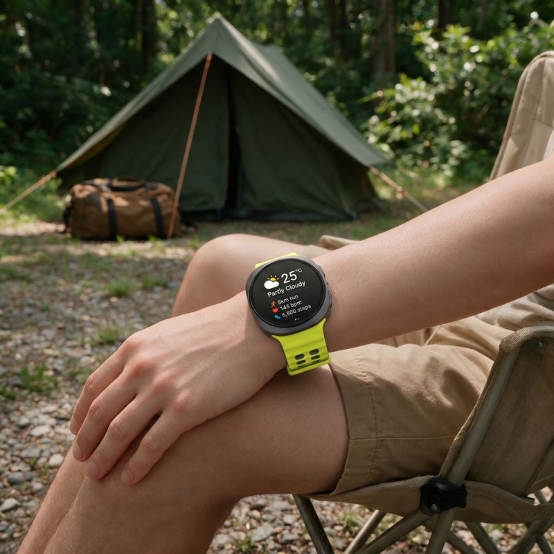 Tech-Protect Iconband Pro Uhrenarmband für Samsung Galaxy Watch Ultra 1 / 2 (2024-2026), 47 mm, Limette/Schwarz