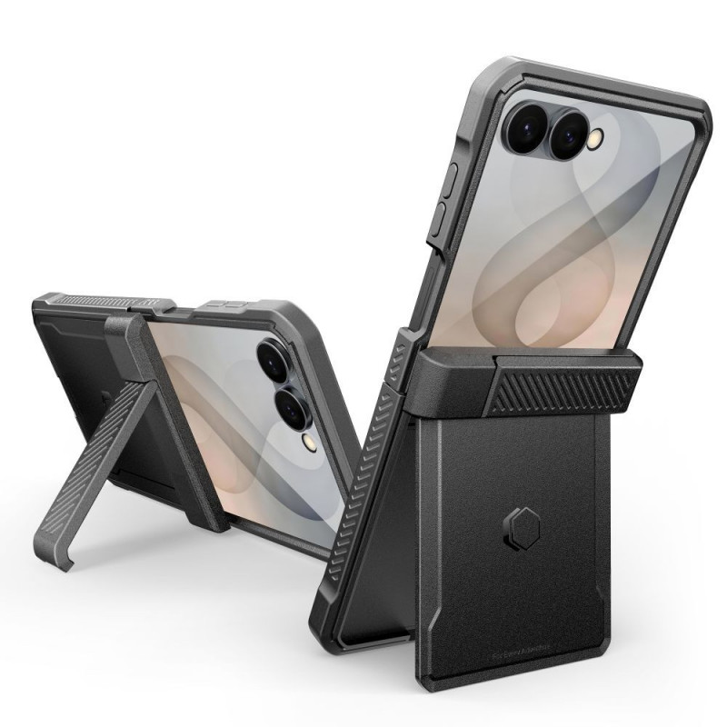 Tech-Protect Kevlar Pro Hülle für Samsung Galaxy Z Flip 8, Schwarz