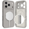 Tech-Protect Silicone MagSafe Hülle für Apple iPhone 17 Pro, steingrau