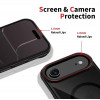 Tech-Protect MagHybrid MagSafe Hülle für Apple iPhone Air, schwarz/rot