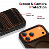 Tech-Protect MagHybrid MagSafe Hülle für Apple iPhone 17 Pro, schwarz/rot