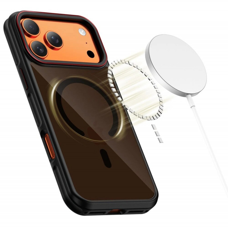 Tech-Protect MagHybrid MagSafe Hülle für Apple iPhone 17 Pro Max, schwarz/rot
