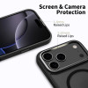 Tech-Protect MagEdge MagSafe Hülle für Apple iPhone 17 Pro Max, matt schwarz/dunkles Metallgrau