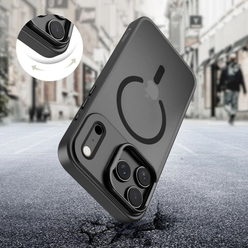 Tech-Protect Magstand MagSafe Hülle für Apple iPhone 17 Pro, matt schwarz