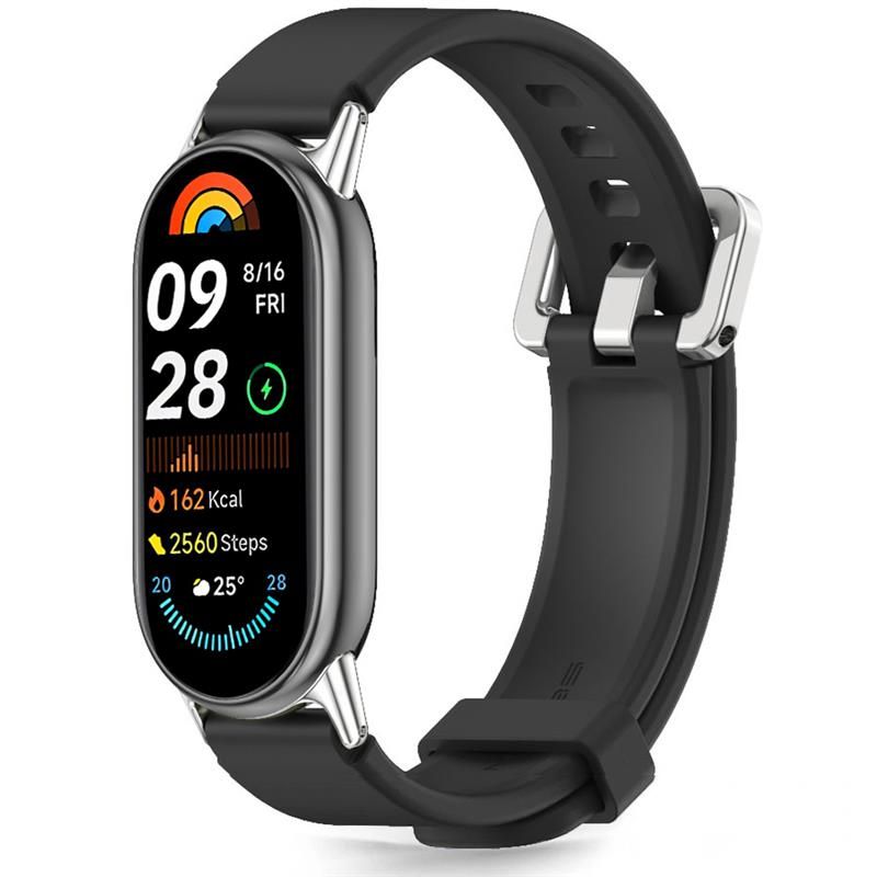 Tech-Protect IconBand Classic Armband für Xiaomi Smart Band 8 / 9 / 10 / NFC, schwarz