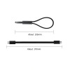 Tech-Protect Ultraboost DNA USB-C-auf-USB-C-Schlüsselanhänger-Kabel PD 60W / 3A, 17 cm, eisengrau