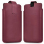 Tech-Protect SM65 universelle Handytasche, 6,0-6,9 Zoll, Öko-Leder, bordeaux