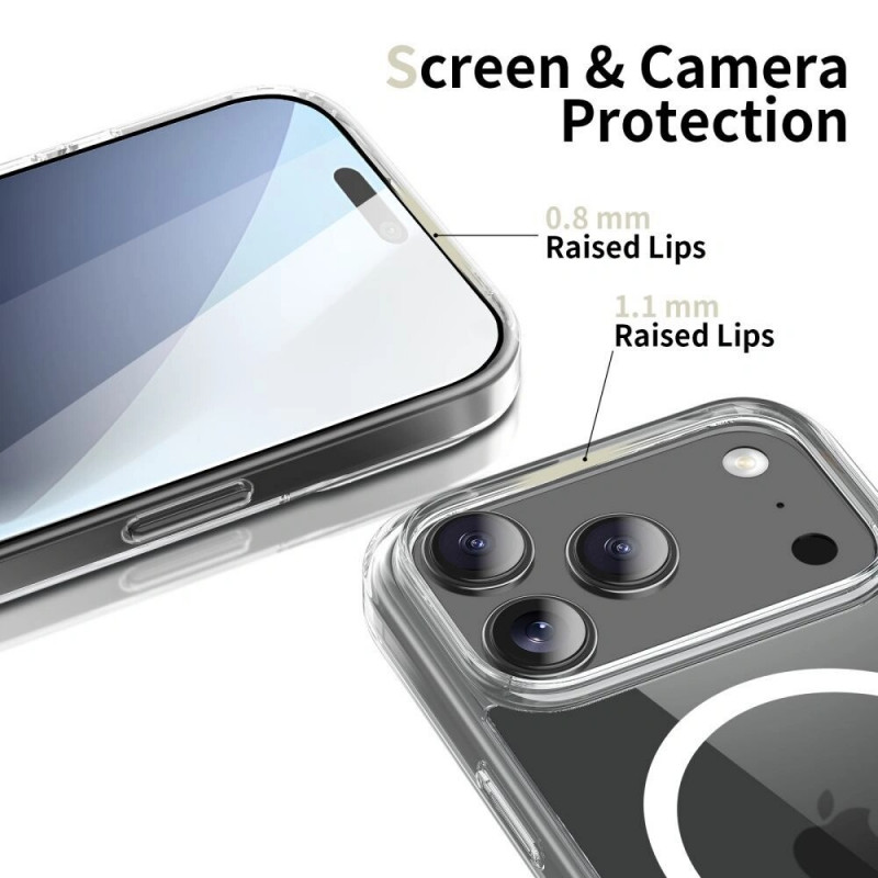 Tech-Protect FlexAir Hybrid MagSafe Hülle für Google Pixel 10 / 10 Pro, transparent