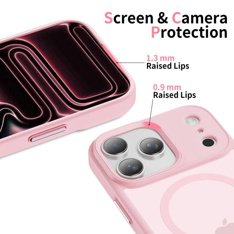 Tech-Protect MagMat MagSafe Hülle für Apple iPhone 17 Pro, Matt Rosa