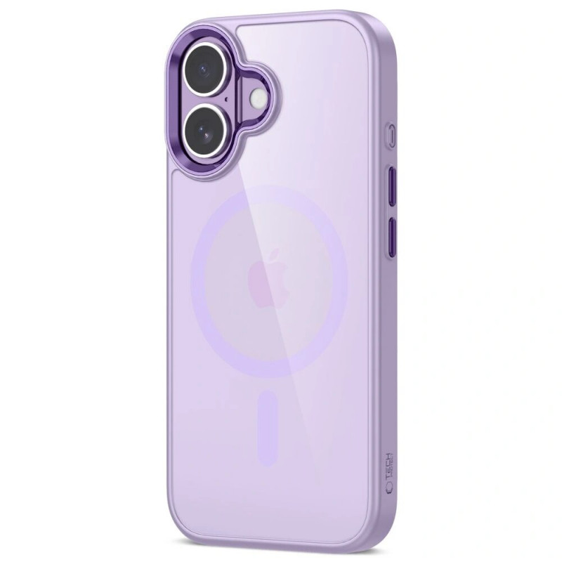 Tech-Protect MagMat MagSafe Hülle für Apple iPhone 17, Lavendel/transparent