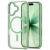 Tech-Protect MagMat MagSafe Hülle für Apple iPhone 17, Salbeigrün/transparent