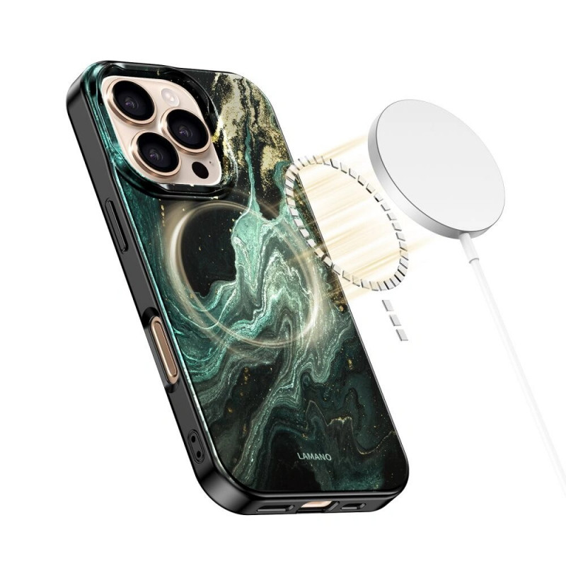 Tech-Protect Lamano MagSafe Hülle für Apple iPhone 16 Pro Max, Verde Aura