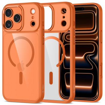Tech-Protect MagMat MagSafe Hülle für Apple iPhone 17 Pro, Kosmisch-Orange/transparent, THP4752