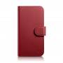 iCarer Wallet Case 2in1 Leder-Klapphülle für iPhone 14 Plus, Anti-RFID, rot (WMI14220727-RD)