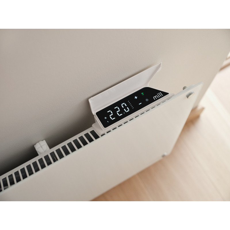 Mill Glass Smart WiFi Gen. 4 GL400WIFI4 Paneelheizgerät, 400 W, weiß, IPX4