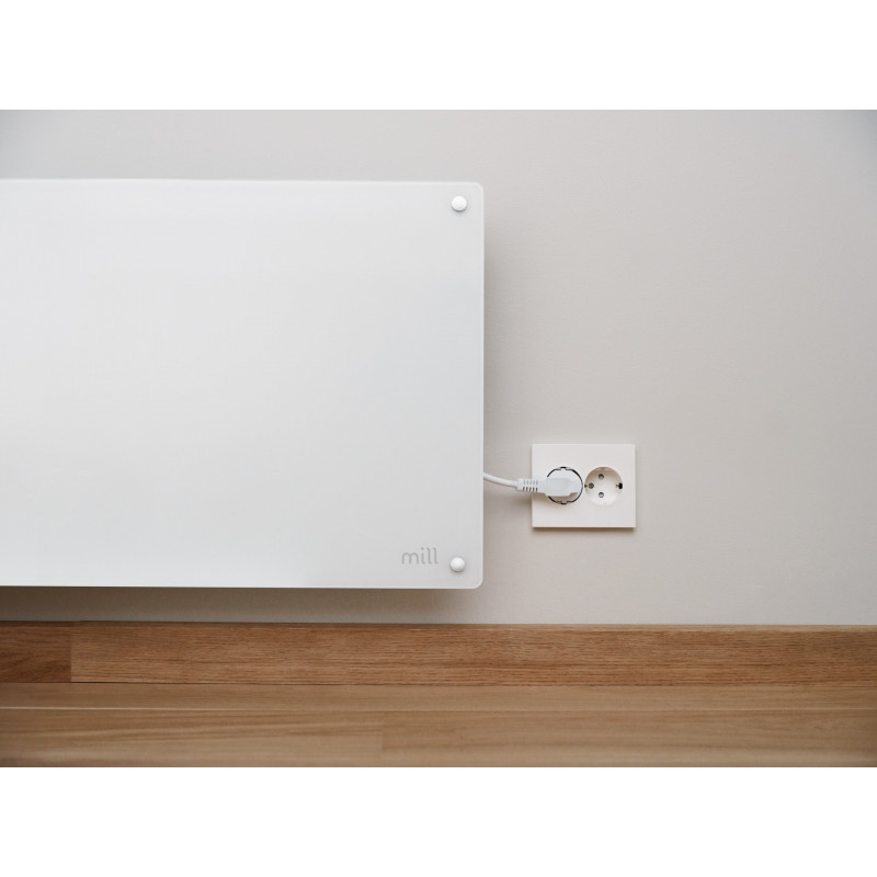 Mill Glass Smart WiFi Gen. 4 GL400WIFI4 Paneelheizgerät, 400 W, weiß, IPX4