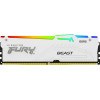 Kingston FURY Beast 16 GB DDR5-5600 CL40 DIMM-Speichermodul, RGB, weiß, KF556C40BWA-16