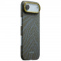 PITAKA Edge Case Breath of Veins Hülle für Apple iPhone Air, dive green