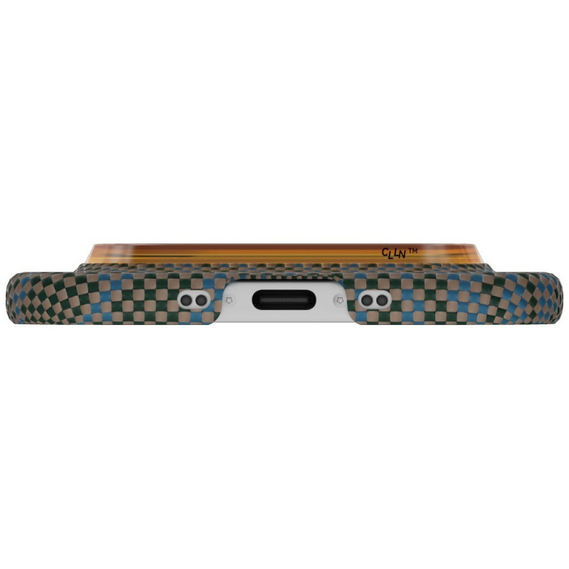 PITAKA Edge Case Breath of Veins Hülle für Apple iPhone Air, dive green