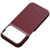PITAKA Edge Case Argyle MagSafe Hülle für Apple iPhone 18 Pro / 17 Pro, burgunderrot