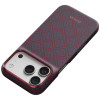 PITAKA Edge Case Argyle MagSafe Hülle für Apple iPhone 18 Pro / 17 Pro, blau-rot