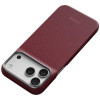 PITAKA Edge Case Argyle MagSafe Hülle für Apple iPhone 18 Pro Max / 17 Pro Max, burgunderrot