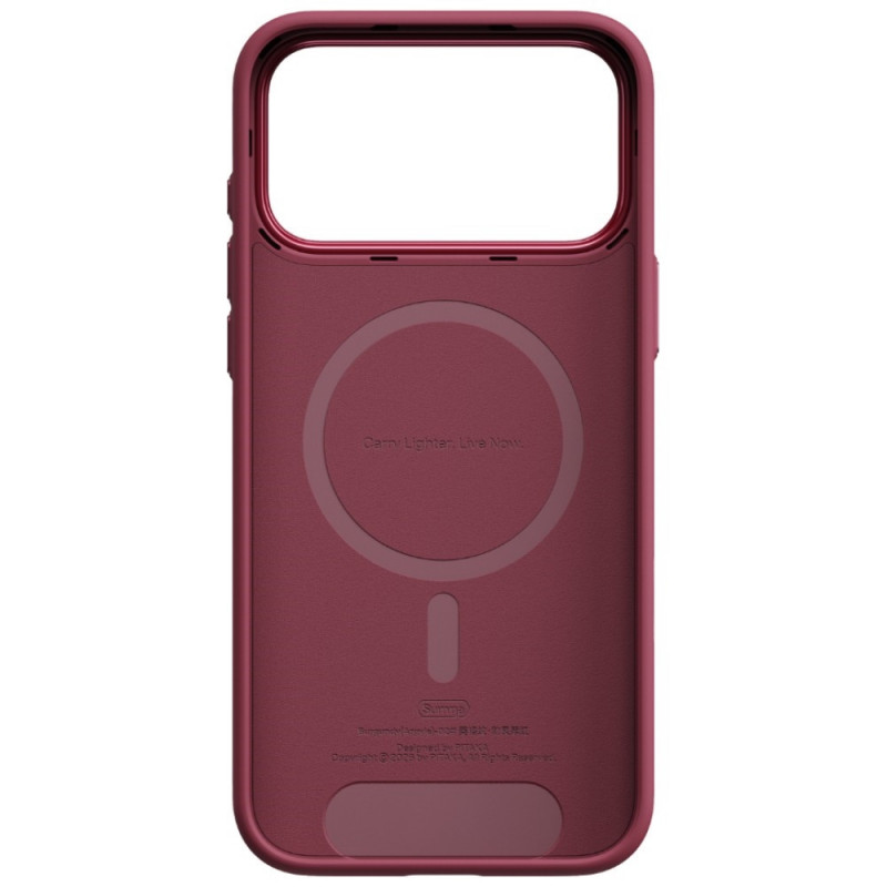 PITAKA Summa Case Hülle für Apple iPhone 18 Pro Max / 17 Pro Max, burgunderrot