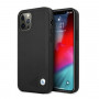BMW BMHCP12LRCDPK Apple iPhone 12 Pro Max Hardcase Leather Deboss, Schwarz