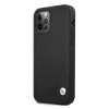 BMW BMHCP12LRCDPK Apple iPhone 12 Pro Max Hardcase Leather Deboss, Schwarz