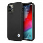 BMW BMHCP12MRCDPK Apple iPhone 12 / 12 Pro Hardcase Leather Deboss, Schwarz