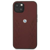 BMW BMHCP13MRSPPR Apple iPhone 13 Hardcase Leather Curve Perforate, Rot