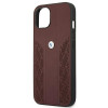 BMW BMHCP13MRSPPR Apple iPhone 13 Hardcase Leather Curve Perforate, Rot