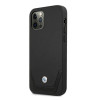 BMW BMHCP12MRSWPK Apple iPhone 12 / 12 Pro Hardcase Leather Perforate, Schwarz