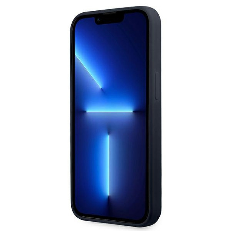 BMW BMHCP13XSILNA Apple iPhone 13 Pro Max Hardcase Hülle Silicone Signature, Marineblau