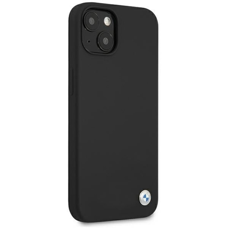 BMW BMHCP13SSILBK Apple iPhone 13 mini Hardcase Silicone Signature, Schwarz