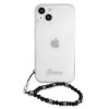 Guess GUHCP13SKPSBK Apple iPhone 13 mini Hardcase Hülle Black Pearl, Transparent