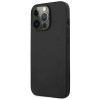 Mercedes-AMG AMHCP14LDOLBK Apple iPhone 14 Pro Hardcase, Leather Hot Stamped, schwarz