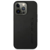 Mercedes-AMG AMHCP14LDOLBK Apple iPhone 14 Pro Hardcase, Leather Hot Stamped, schwarz