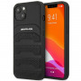 Mercedes-AMG AMHCP14MGSEBK Apple iPhone 14 Plus / 15 Plus Hardcase, Leather Debossed Lines, schwarz