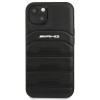 Mercedes-AMG AMHCP14MGSEBK Apple iPhone 14 Plus / 15 Plus Hardcase, Leather Debossed Lines, schwarz