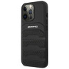 Mercedes-AMG AMHCP14XGSEBK Apple iPhone 14 Pro Max Hardcase, Leather Debossed Lines, schwarz