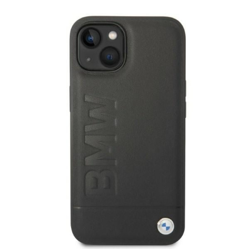 BMW BMHMP14SSLLBK Apple iPhone 14 Hardcase, Signature Logo Imprint MagSafe, schwarz