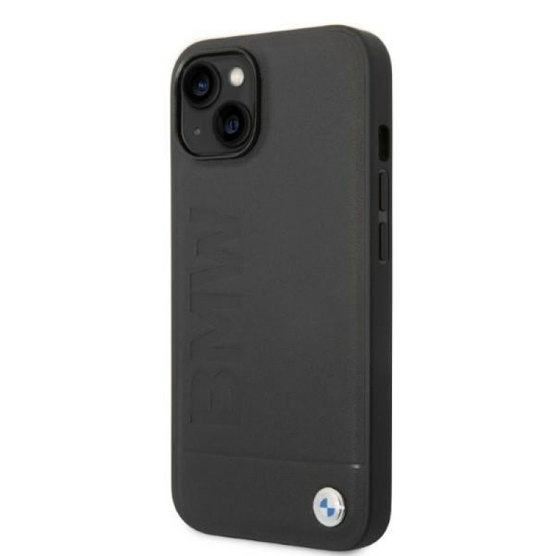 BMW BMHMP14MSLLBK Apple iPhone 14 Plus / 15 Plus Hardcase, Signature Logo Imprint MagSafe, schwarz