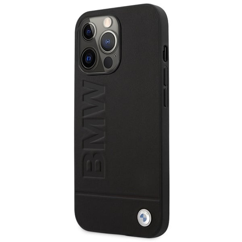 BMW BMHMP14LSLLBK Apple iPhone 14 Pro Hardcase, Signature Logo Imprint MagSafe, schwarz
