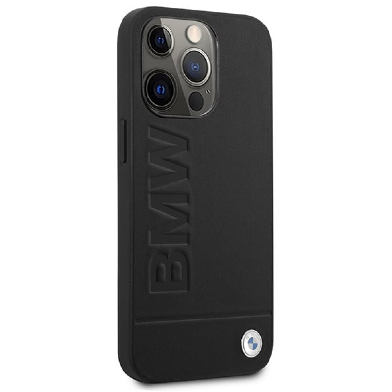 BMW BMHMP14XSLLBK Apple iPhone 14 Pro Max Hardcase, Signature Logo Imprint MagSafe, schwarz