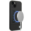 BMW BMHMP14MSLBLBK Apple iPhone 14 Plus / 15 Plus Hardcase, Silicone Signature Logo MagSafe, schwarz