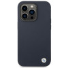 BMW BMHMP14XSILNA Apple iPhone 14 Pro Max Hülle, Silicone Metal Logo MagSafe, navy